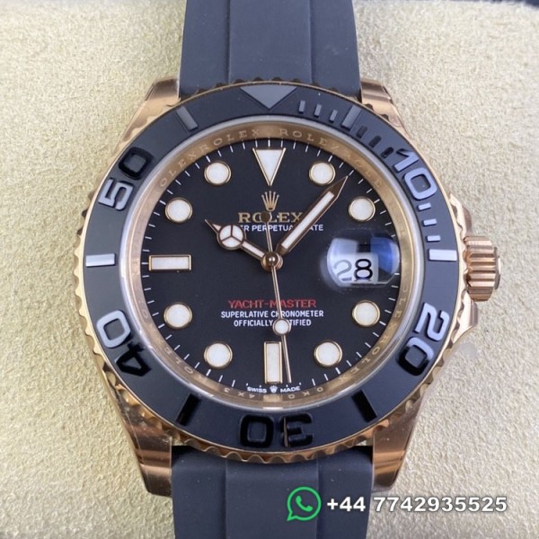 Clean Factory Rolex Yacht Master Replica Watches M126655-0002 Rose Gold Watch