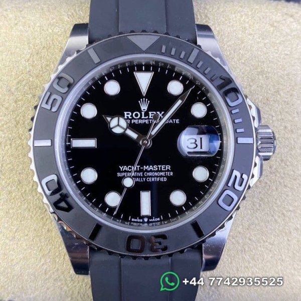Clean Factory Rolex Yacht Master Replica Watches M226659-0002 Black Dial