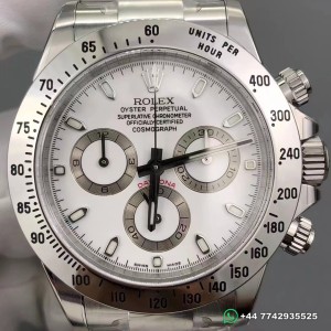 Clean Factory Rolex Cosmograph Daytona Replica Watches 116520-78590 White Dial